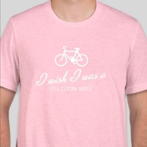 I wish I was a Peloton Wife t shirts